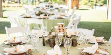 Wedding tables for guests