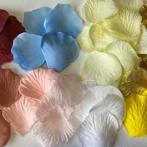 Multicolor Silk Rose Petals, Five Hundred