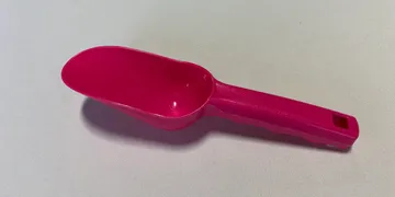 pink big spoon