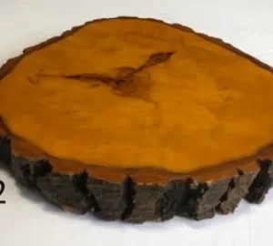 Wooden Cake Plateau, Round, and Tall Dimensions