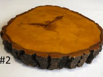 Wooden Cake Plateau, Round, and Tall Dimensions