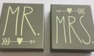 Mr and Mrs Grey Blocks with Dimensions