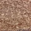Rose Gold Rosette Rectangle, 90 by 156 inches