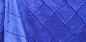 Royal Blue Pintuck Taffeta Rectangle, 90 by 132 Inches
