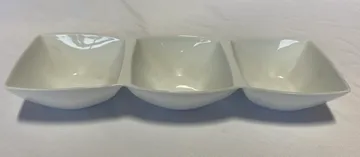 Three Section Dish Square Top, Platters and Bowls