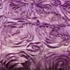 Lavender Rosette Rectangle, 90 by 132 Inches