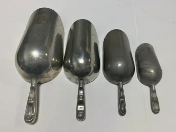 Metal Ice and Candy Scoops in Different Ounce Options