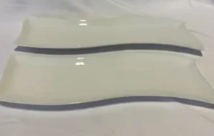 White Wavy Tray