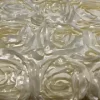 Ivory Rosette Square Seventy Two inches