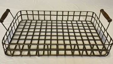Large Metal Basket with Dimensions for Rental