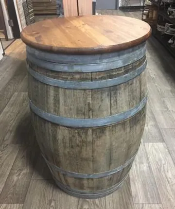 Round Barrel Wood Topper, Twenty Four Inches