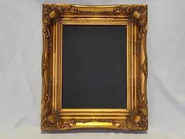 Gold Ornate Framed Chalkboard with Dimensions