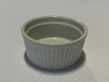 White Porcelain Ramekin, Half Cup four Ounce with Sizes