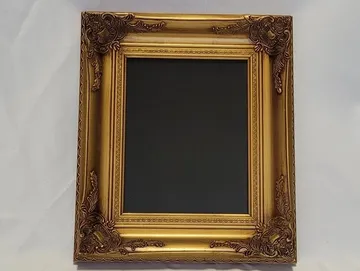 Gold Ornate Chalkboard, 13 by 15 Inches