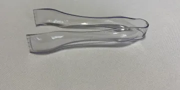 Clear Plastic Candy Tong, Six and Half Inches Size