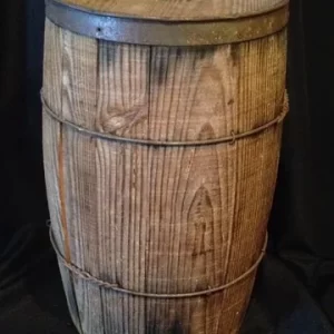 Mini Small Wine Barrel Table Top with Dimensions