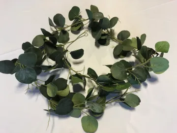 Eucalyptus Leaf Silk Garland, Six Feet Size