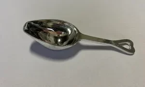 Silver Plastic Candy Scoop Heart Handle, 6.5 Inches