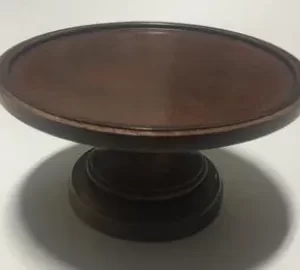 Small Wooden Cake Stand and Dimensions
