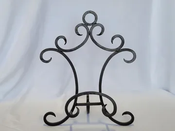 Brown Wrought Iron Tabletop Easel, Dimension