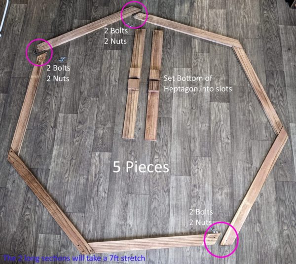 Heptagon Arch Instructions