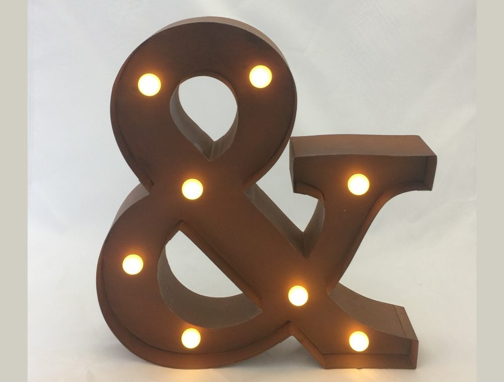 Ampersand Marquee