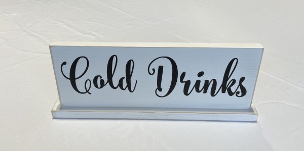 Cold Drinks Sign