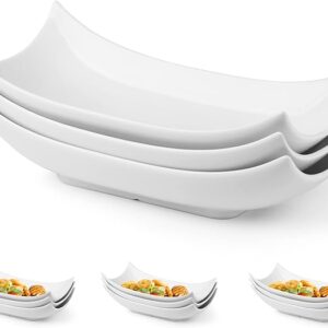 White Rectangular Serving Bowl